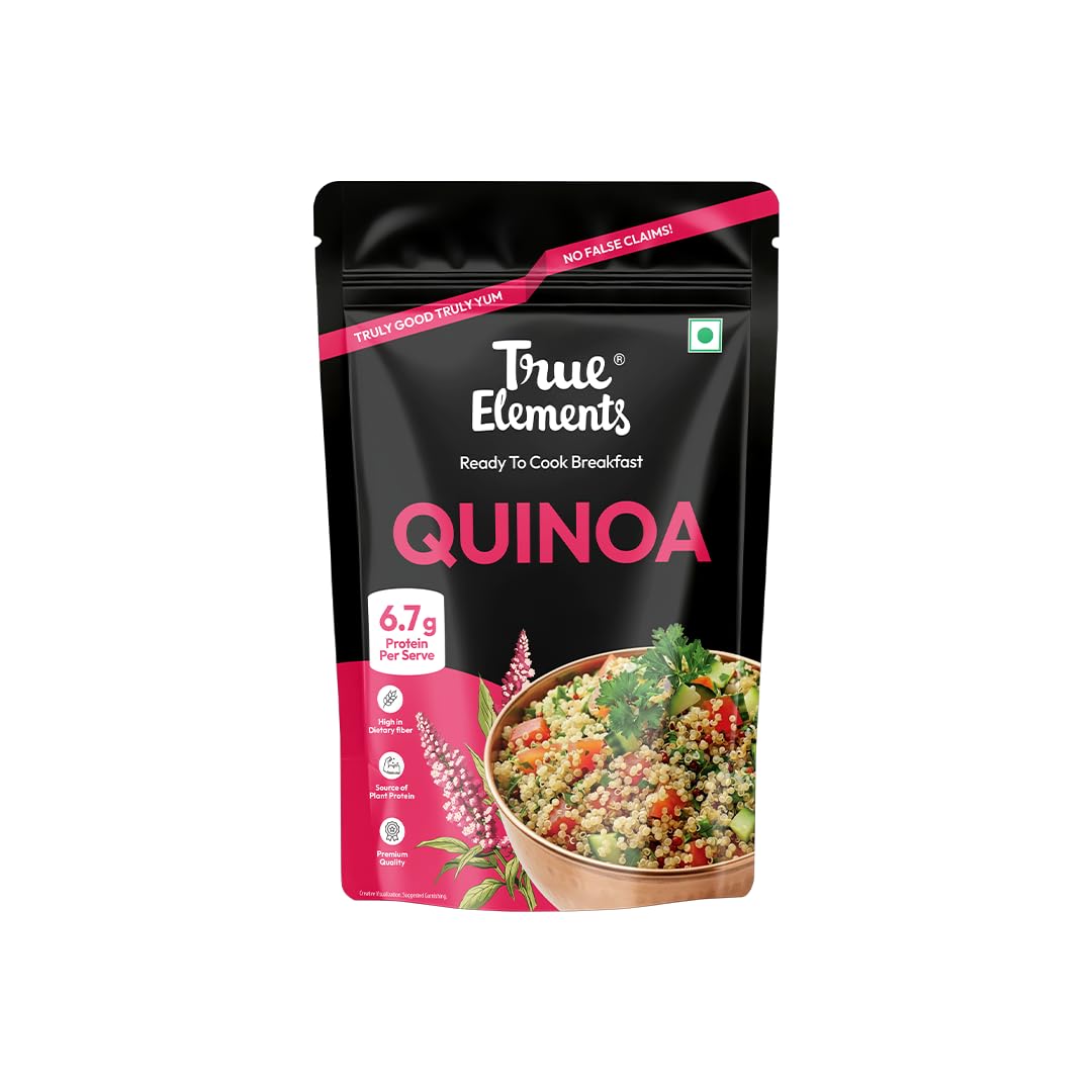 Quinoa 500g by True Elements - Quinoa Seeds | 100% Wholegrain Cereal | High Fibre & Protein Breakfast | Diet Food for Weight Management | Gluten Free Quinoa-image-23