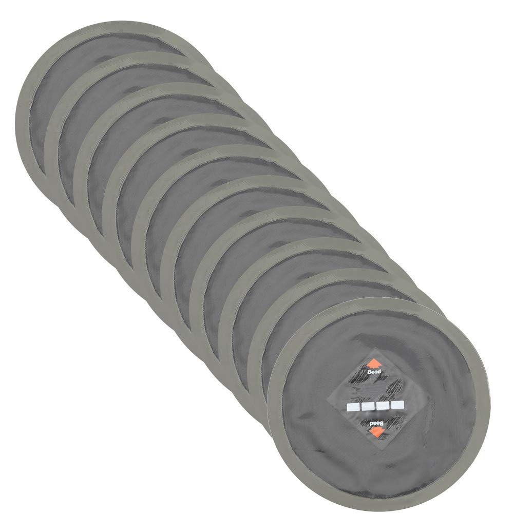 Cocoarm 10 Piezas de Neumáticos para Automóviles Reparación de Pinchazos de Goma Mochilas Frías sin Tubo, Kit de Parche de Neumáticos Universales de con Operación Profesional Fácil,