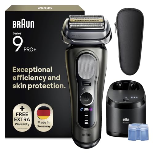 Braun Serie 9 Pro+ Rasoio Elettrico Barba, Smartcare, 9665cc Grafite