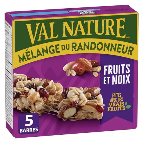 NATURE VALLEY Fruit and Nut Chewy Trail Mix Granola Bars, No Artificial Colours, No Artificial Flavours, Made with Whole Grains, Made with Real Fruit, Snack Bars, Pack of 5 Granola Bars - Image 3