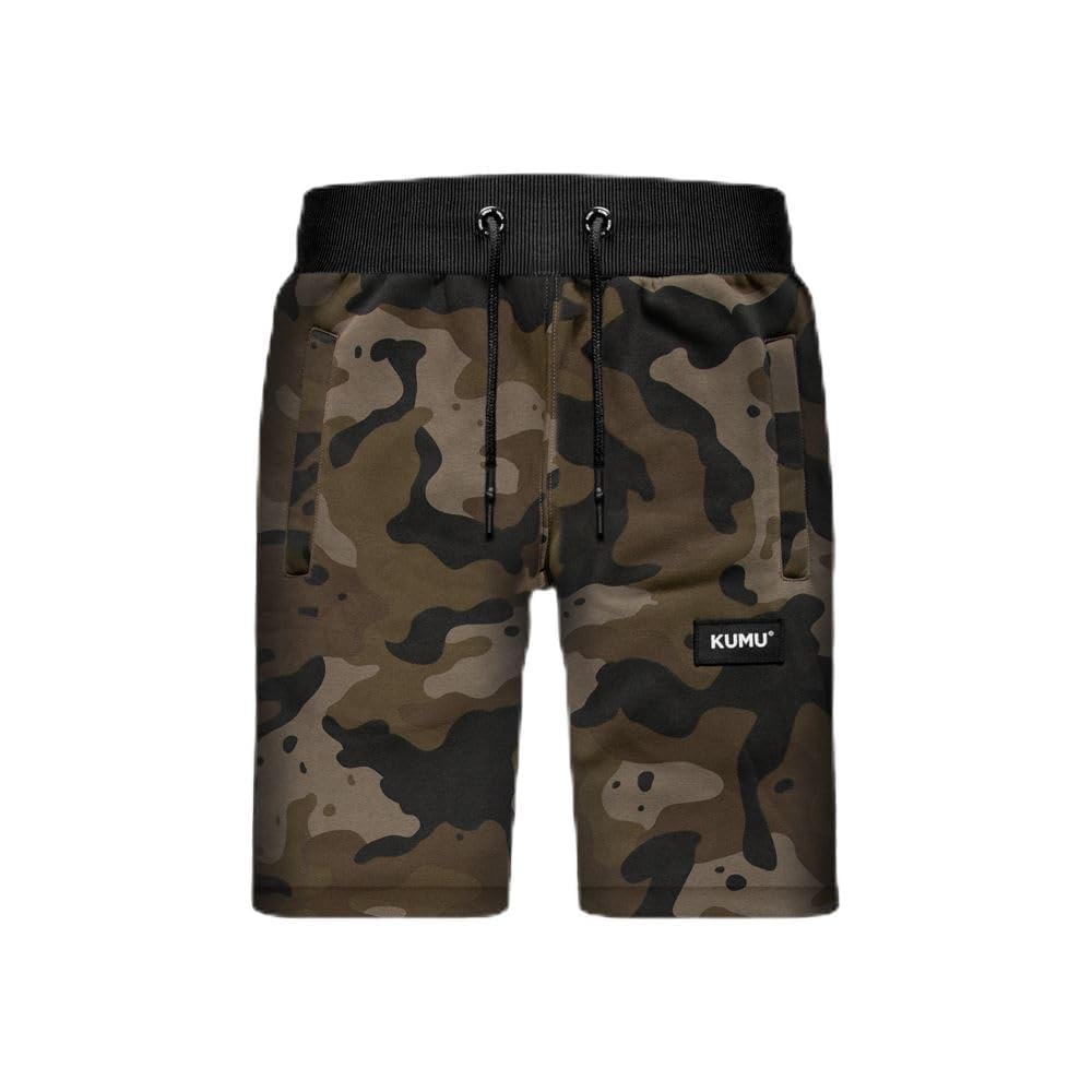 KUMU Clothing - Deception SweatShorts-M Camo
