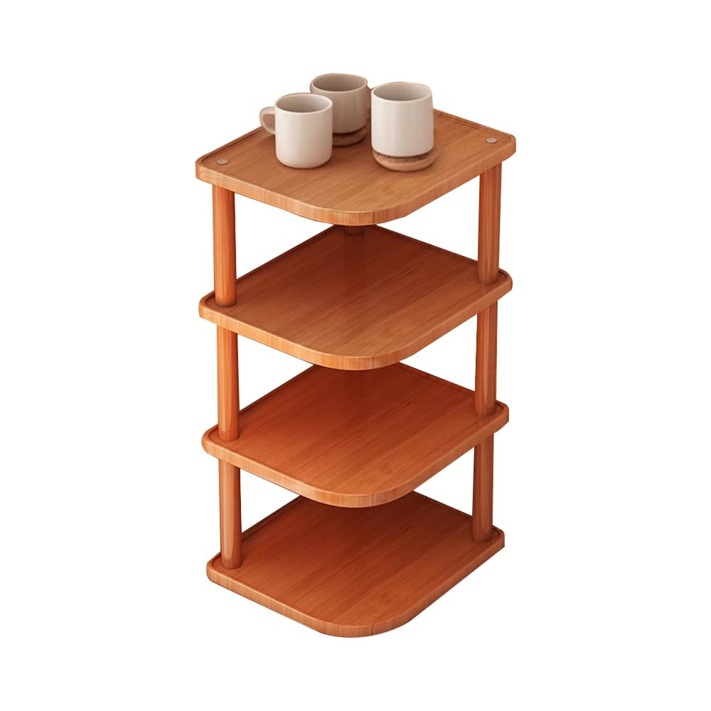 Generico Mensola Angolare Da Scrivania Per Piccoli Spazi, Organizer Per Libreria Da Scrivania, Scaffale Espositivo Da Banco Da 29.5x26.5x49cm