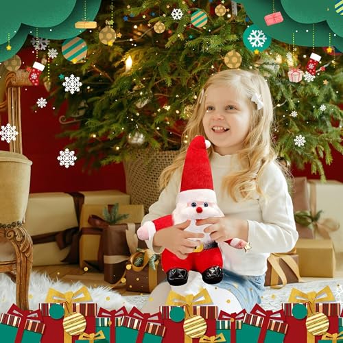 Image of Tickles Cute Santa Claus Soft Stuffed Plush Toy for Kids Boys & Girl Christmas Day Gift (Color: Red Size: 30 cm)