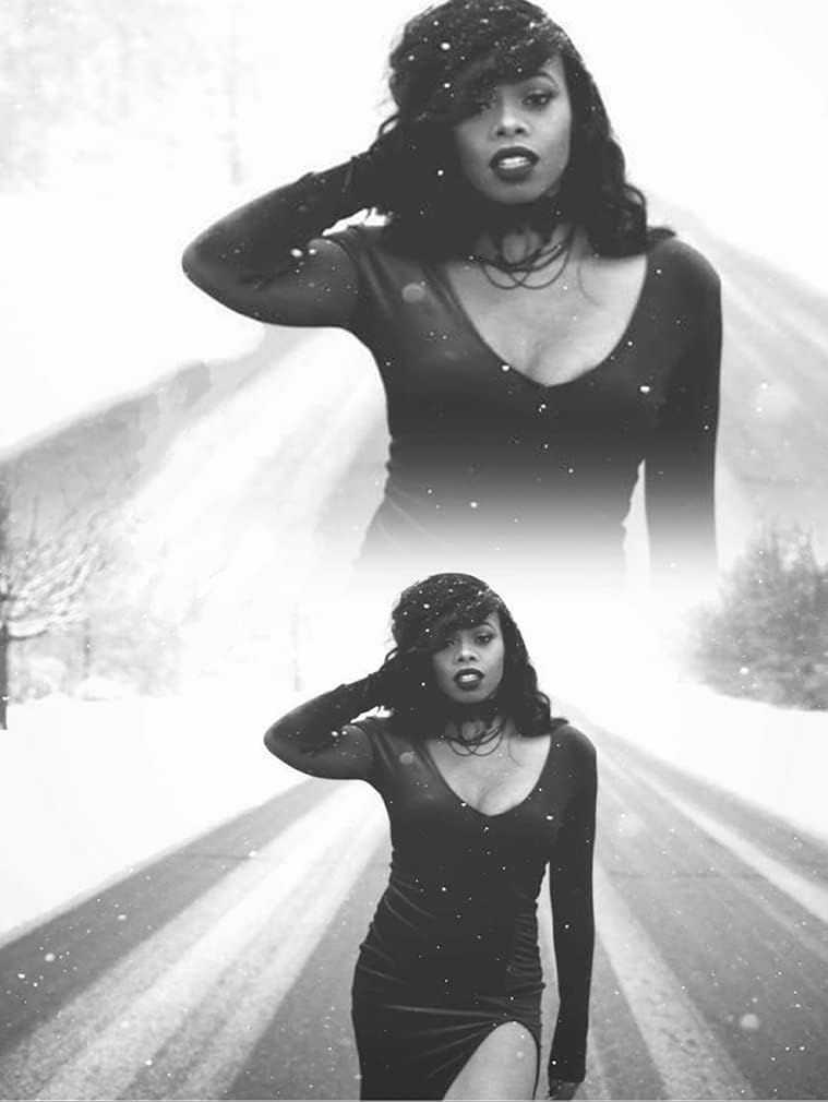 ZileZile Women's Sexy Bodycon Long Sleeve Deep V Neck High Slit Cocktail Party Maxi Dresses - Image 6