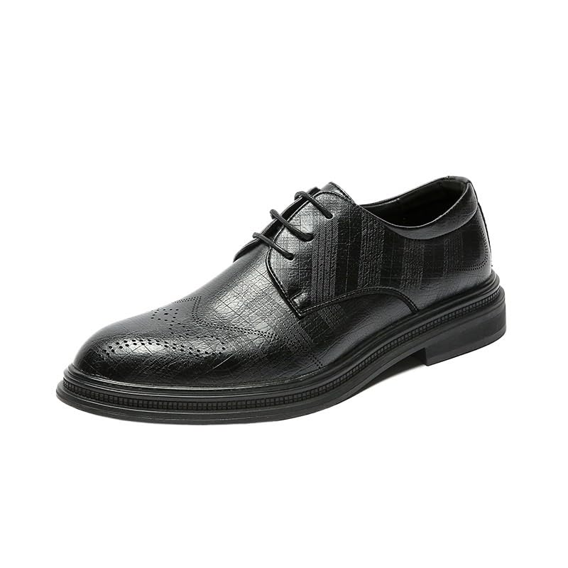 Chunky Oxford Mens Brown Dress Shoes Formal Party Shoes for Men Formal Platform Classic Shoes Men