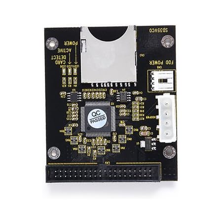 SD SDHC MMC to 3.5" 40Pin Male IDE Adapter Card Big PCB SD-3.5 IDE