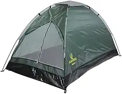 Barraca de Camping Para 2 Pessoas, Verde, Tipo Iglu, Poliéster 170T, Compacta e Resistente com Coluna d'água de 600mm, Barraca portátil Para Acampamento, Tela Mosquiteiro com 1 Janela, impermeável