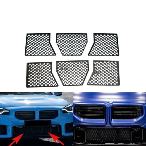 Grilles en maille pour pare-chocs BMW G87 M2 protégeant le radiateur des gravillons - 7