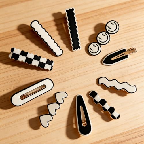 20 piezas de pinzas para el cabello acrílicas miniatura 4