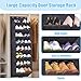 Imagen de QUMENEY Organizador de zapatos con 8 estantes para colgar sobre la puerta