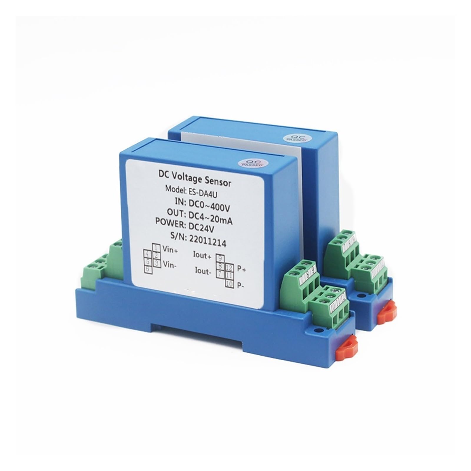 LDHJBNAC AC Voltage Transmitter AC 220V 240V 380V 465V High Voltage Transformer Relay Voltage Transducer Sensor 24VDC(DC 0-10V,AC 0-100MV_AC DC 220V)