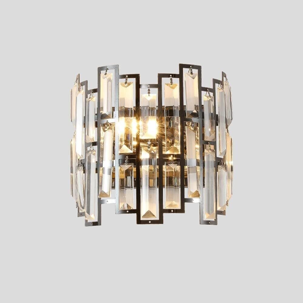 MYUYEE Wall Lamp Wall Sconce Lighting With Bedside Wall Sconces, D Wall Light Fixture,Crystal Crystal Wall Lamp,For Bedroom Living Room,Personalized Creative Home Lighting Wall Lamp
