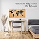 Zinello Design – Weltkarte aus Kork – Wandbild 60 x 30 cm – 3 selbstklebende Paneele – bunte Reißnägel inklusive – umweltfreundliches Reiseposter zum Personalisieren