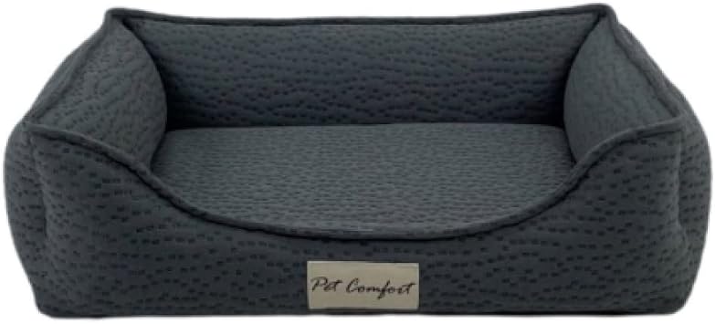 Pet Comfort Bravo Siena Gri Kedi ve K pek Yata  S 45x55cm [Enerji S n f  A]