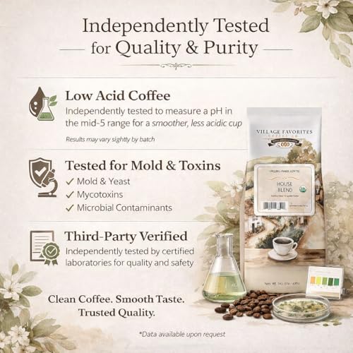 Village Favorites USDA Organic Low Acid Coffee