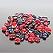 GEMHUB Natural Blue Sapphire & Ruby Gemstones Lot 100.00 CT Set of 7 PCS Faceted Sapphire | Ruby Loose Gemstone Beads for Jewelry Making