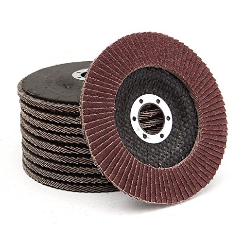 EsportsMJJ 10Pcs 5 Pulgadas 125mm 40/60/80/120 Grano Óxido De Aluminio Disco Lija Esmeril - #60