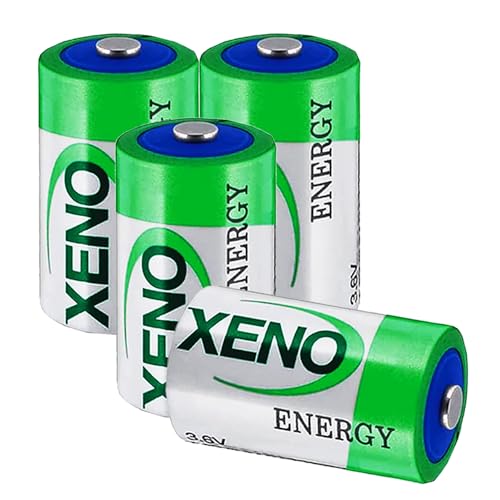 DZYZWSGFCLJX [4 Pack] 19000mAh XL-205F D Std 3.6V Lithium Thionyl Chloride Battery for Xeno Energy XL-205F Non-Rechargeable Battery