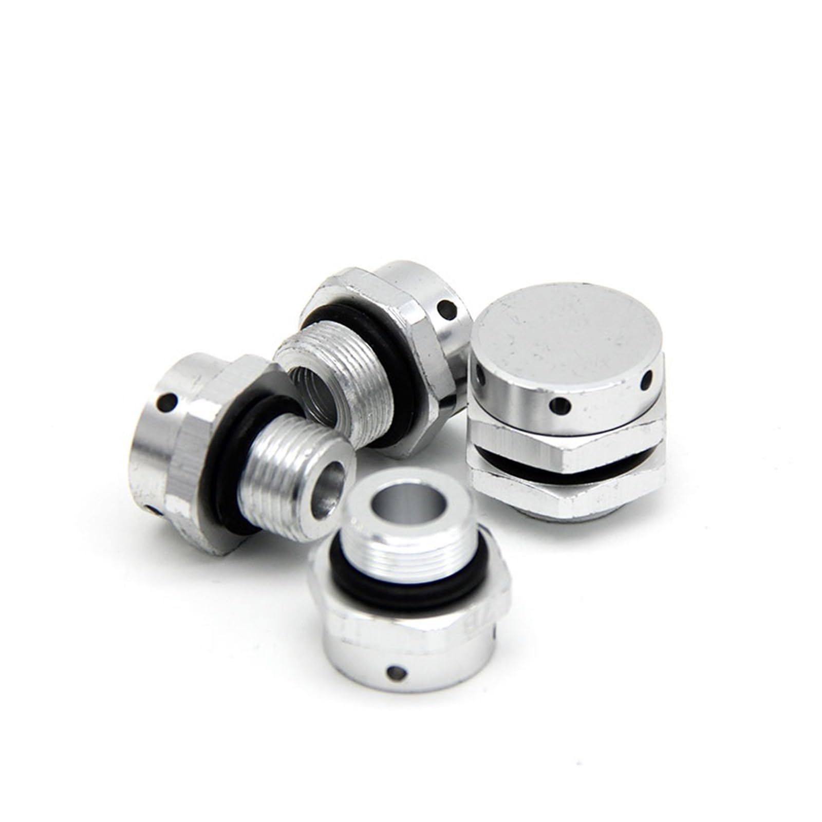 Hyrtefbn Aluminium Waterproof Air Vent Valve Screw Equivalent M8x1.25 In Breather Vent Plug Air Waterproof And Immersion Valve Ventilation Stop(,M8x1.25-15Pcs)