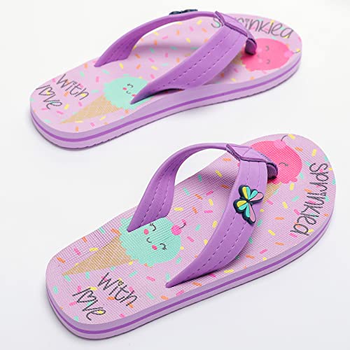Image of Saidoteto Boys Girls Flip Flops Child Summer Slip-on Thong Sandals Beach Pool Water Shoes(Little /Big Kid)