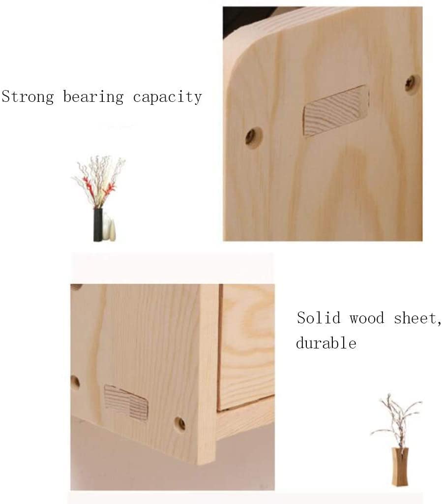 ❀❀❀Wifi-Router-Regal,Desktop-Deko-Box, Aufbewahrungsbox for kabellose Router – Regal for kabellose WLAN-Router, Wohnaccessoires, kleiner Router aus Kastanienholz, 8 Würfel-Organizer, frei stanzbare Ma