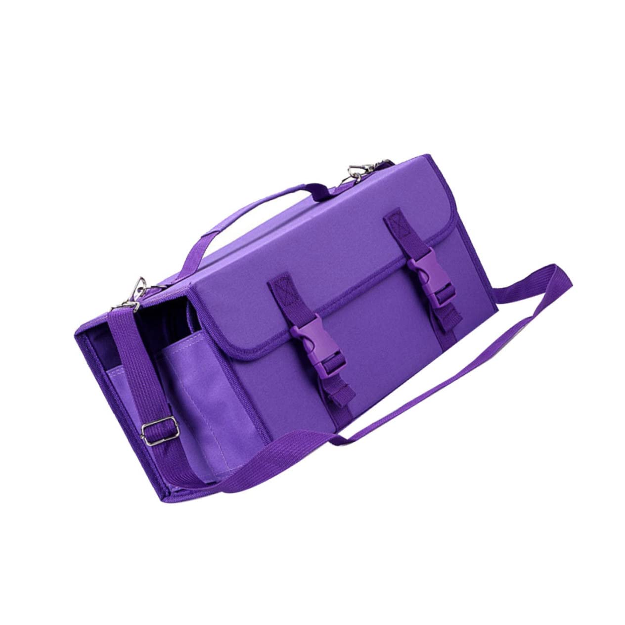 TEHAUX Borsa Porta Pennarelli Con Cerniera Scomparti Custodia Porta Penne Ad Alta Capacità Con Tracolla Borsa Con Cerniera