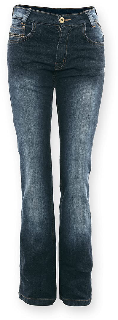 Bores Live Jeans damskie spodnie motocyklowe, niebieskie, rozmiar 29