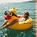 Float Joy Funny Duck Pool Floats Adult Giant Inflatable Rubber Duck Jeep Ducks for Ducking 42" Blow Up Duck Ring Pool Floaties Pool Toys