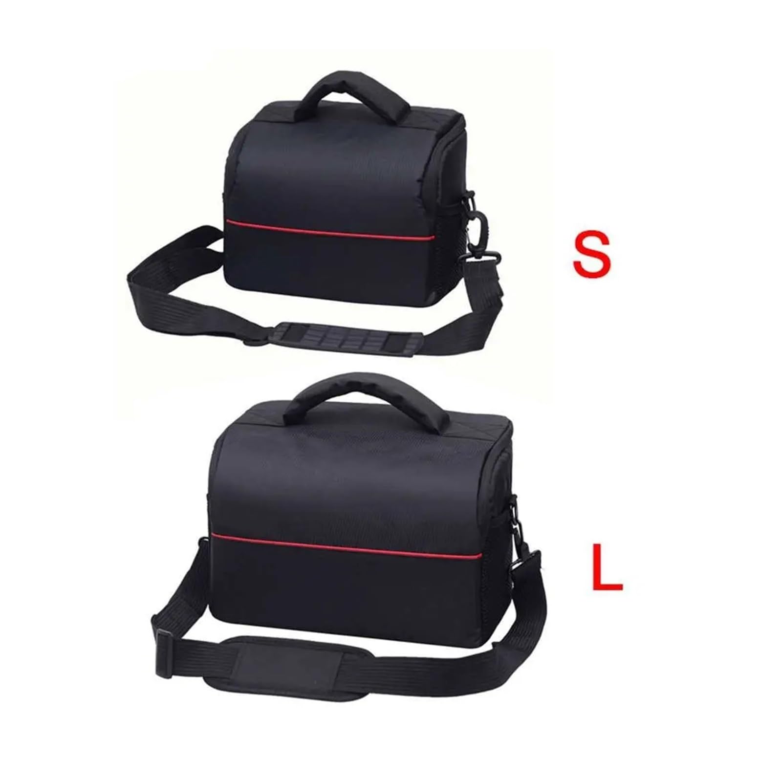 Borsa for fotocamera DSLR digitale di moda a tracolla Custodia impermeabile for foto fotografica adatta for Canon for Nikon for borsa for obiettivo Sony(L)