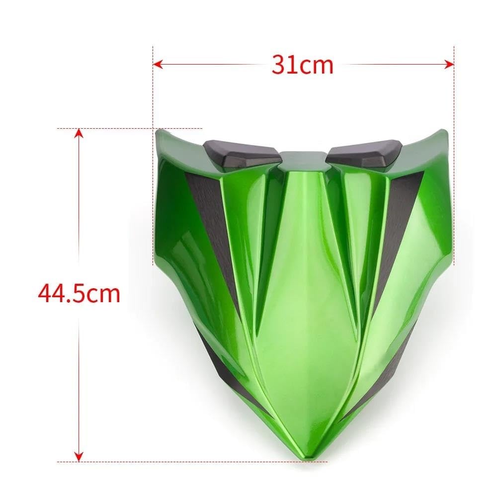 Moto Carenatura Cappuccio Copertura Sede del Passeggero Posteriore Duro Sedile Singolo Cowl Gobba Faring per Kawasaki per Ninja650 per Z650 ER6F per Z 650 2017-2020 Fodere per sedili Moto(Nero)