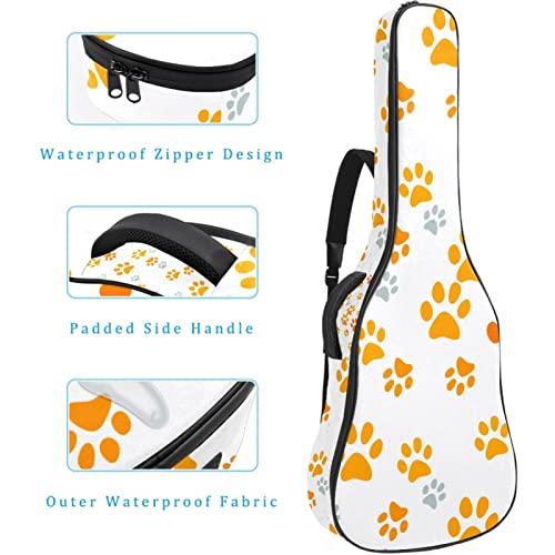 Hondank Housse de protection imperméable pour guitare acoustique Motif hiboux sur le kaki Épaisseur 1 cm, Multicolore 06… - Les Beatles, Paul McCartney, John Lennon, RIngo Starr, George Harrison Hondank Housse de protection imperméable pour guitare acoustique Motif hiboux sur le kaki Épaisseur 1 cm, Multicolore 06… – Image 5
