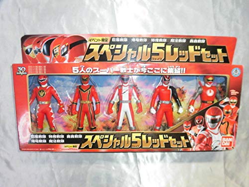 Amazon | イベント限定スペシャル5レッド ソフビフィギュアセット