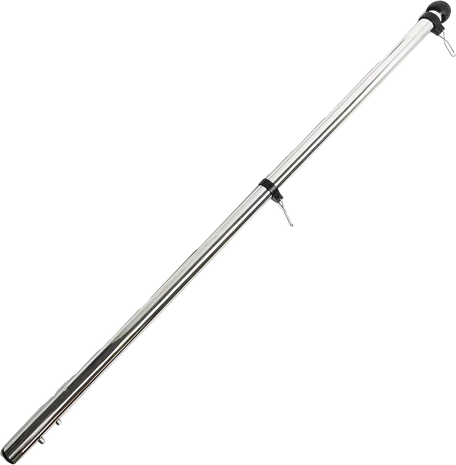 MARINE CITY Flag Stanchion Pole 304 Grade Stainless Steel, 32 Inch, Corrosion-Resistant, Durable, Adjustable for Yachts, Boats, RVs, and Marines (Pack of 1)