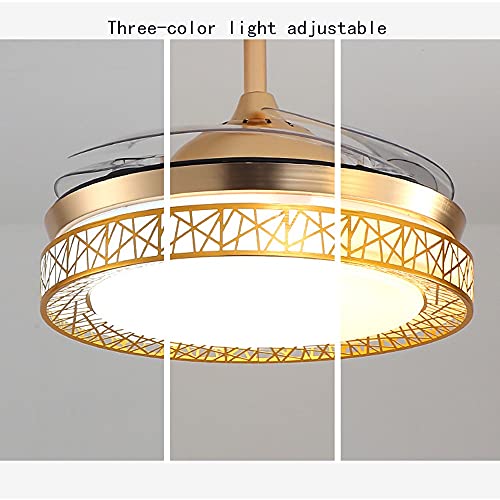 Ventilateur de plafond ultra-silencieux résolvant les nuits chaudes avec LED moderne - 7