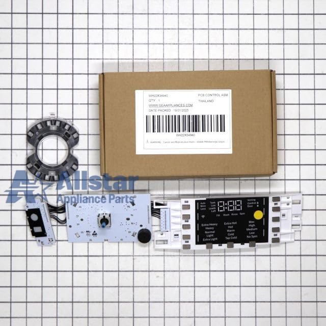 WH22X34940 Washing Machine User Control and Display Board