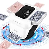 Apritsce Mescolatore e Distributore Automatico di Carte, 2 in 1 Distributore Carte da Gioc...
