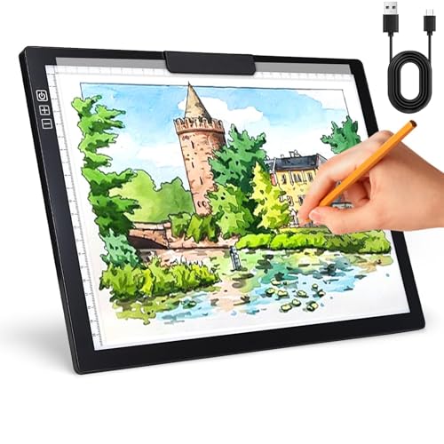 Boîte à lumière de traçage A3 pour le dessin et le bricolage artisanal