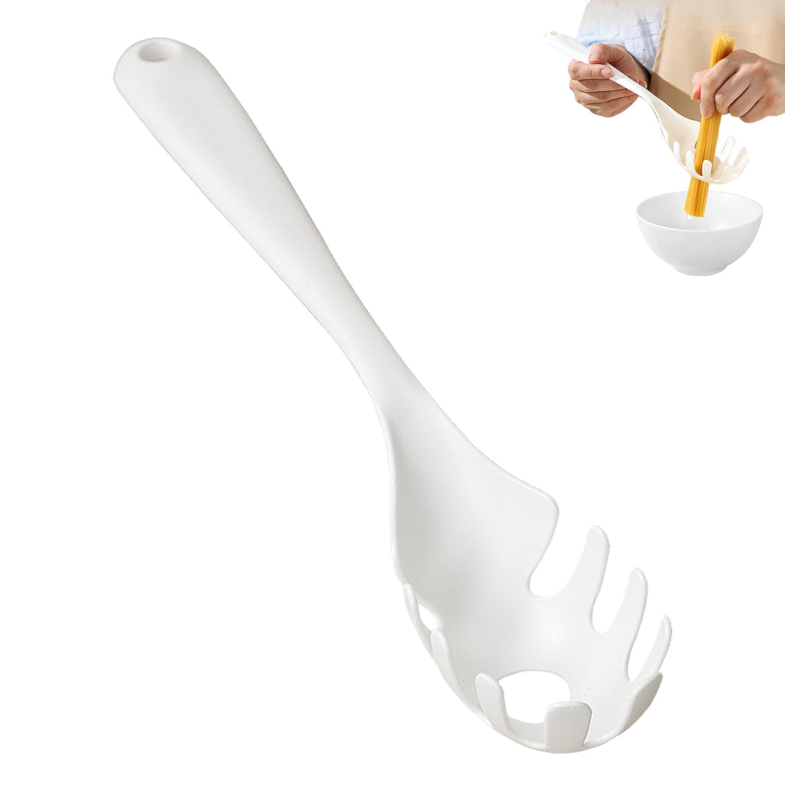 tenedor para pasta, cuchara para pasta | Cuchara para espaguetis con dientes mejorados, tenedor para fideos de cocina,Tenedor para pasta, cuchara para fideos, utensilios de cocina para espaguetis para