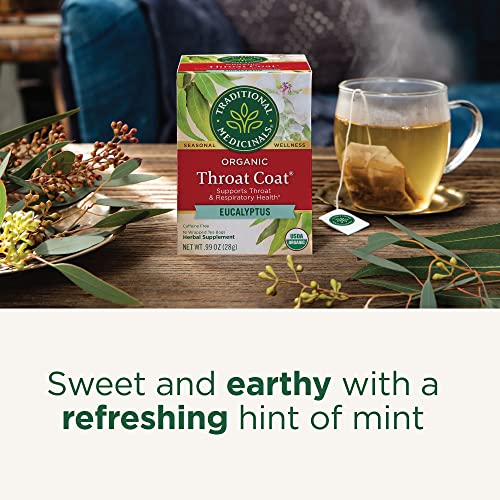 Traditional Medicinals TMT298 Tea, Organic Throat Coat Eucalyptus thumb #2