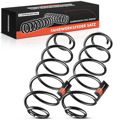 Frankberg 2x Coil Spring Rear axle Compatible with 207 WA WC 2006-2013 Hatchback Replace# 5102Q5