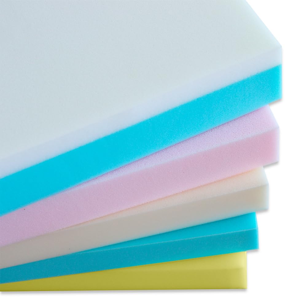 ventadecolchones.com Pieza de Espuma a Medida 60 x 120 x 8 cm - Densidad 20 kg/m3 Suave, para tapizar, sofás, colchones, Cojines, sillas