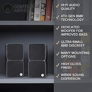 Cambridge Audio Minx Min 22 Enceintes BIBLIOTHÈQUE (Noir) - Les Beatles, Paul McCartney, John Lennon, RIngo Starr, George Harrison Cambridge Audio Minx Min 22 Enceintes BIBLIOTHÈQUE (Noir) – Image 5