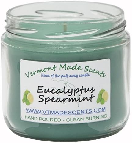 Vermont Made Scents Candle, Eucalyptus Spearmint, 12 oz