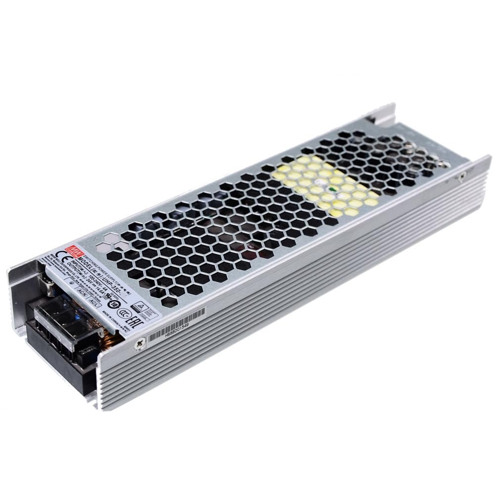 MEAN WELL UHP Bloc d'alimentation à découpage 350 W, sortie unique AC/DC UHP-350-24 24 V 14,6 A, transformateur de pilote d'alimentation fermé avec fonction PFC