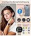 Smartwatch Damen mit Telefonfunktion, 1,32'' HD AMOLED Display Smart Watch, Elegante Armbanduhr für iOS Android, 100+ Sportmodi Fitnessuhr, Schrittzähler, 24H Pulsuhr, Schlafmonitor, IP68 Wasserdicht