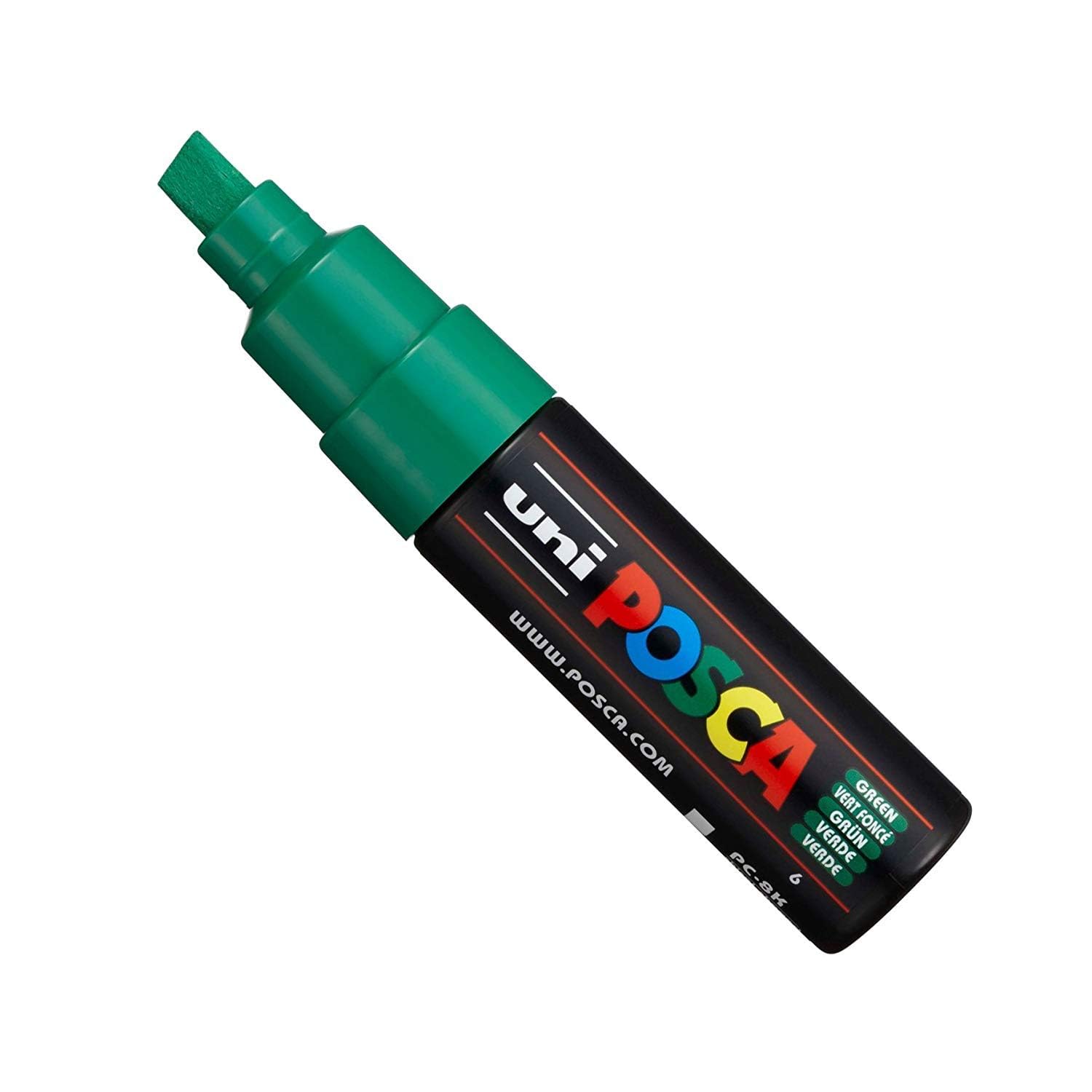 Posca Uni PC-8K Pluma de Pintura Arte Rotulador - Profesional 12 Juego de Bolígrafo - Extra Negro + Blanco