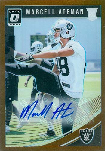 Marcell Ateman autographed Football Card (Oakland Raiders) 2018 Donruss Optic Rookie #145 - Football Slabbed Autographed Rookie Cards