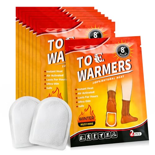 Fußwärmer Pads luftaktiviert - 6-8h warme Füße - 8 Paar - 100% natürliche Wärme - Wärmepads Füße