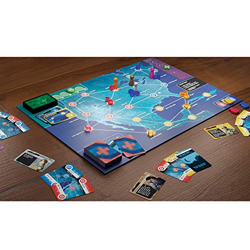 Image of Pandemic Hot Zone: North America Board Game - Unite to Save The Continent! Cooperative Strategy Game for Kids and Adults, Ages 8+, 2-4 Players, 30 Minute Playtime, Made by Z-Man Games