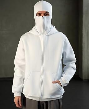 Styleverse Unisex Fleece Cotton Balaclava Regular Fit Hoodie
